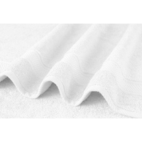 100% White Egyptian Cotton Face Cloth, Hand Towels, & Bath Towels Set