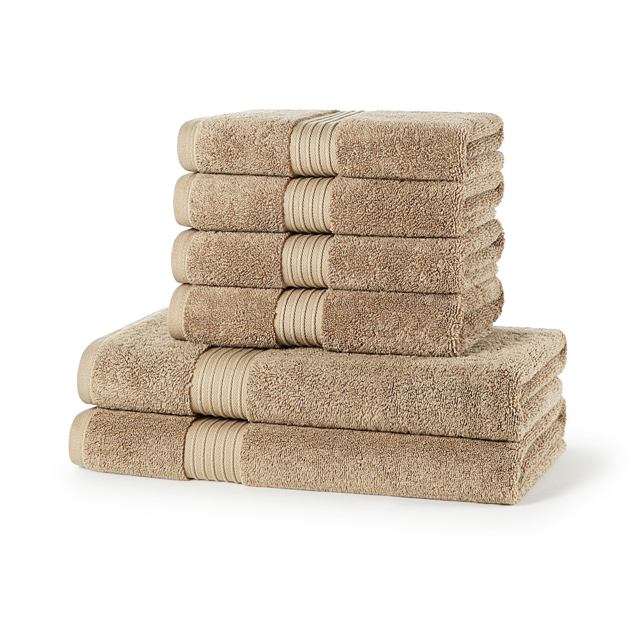 Luxury Soft 6 Piece 700GSM Towel Bale - 4 Hand Towels, 2 Bath Towels ...