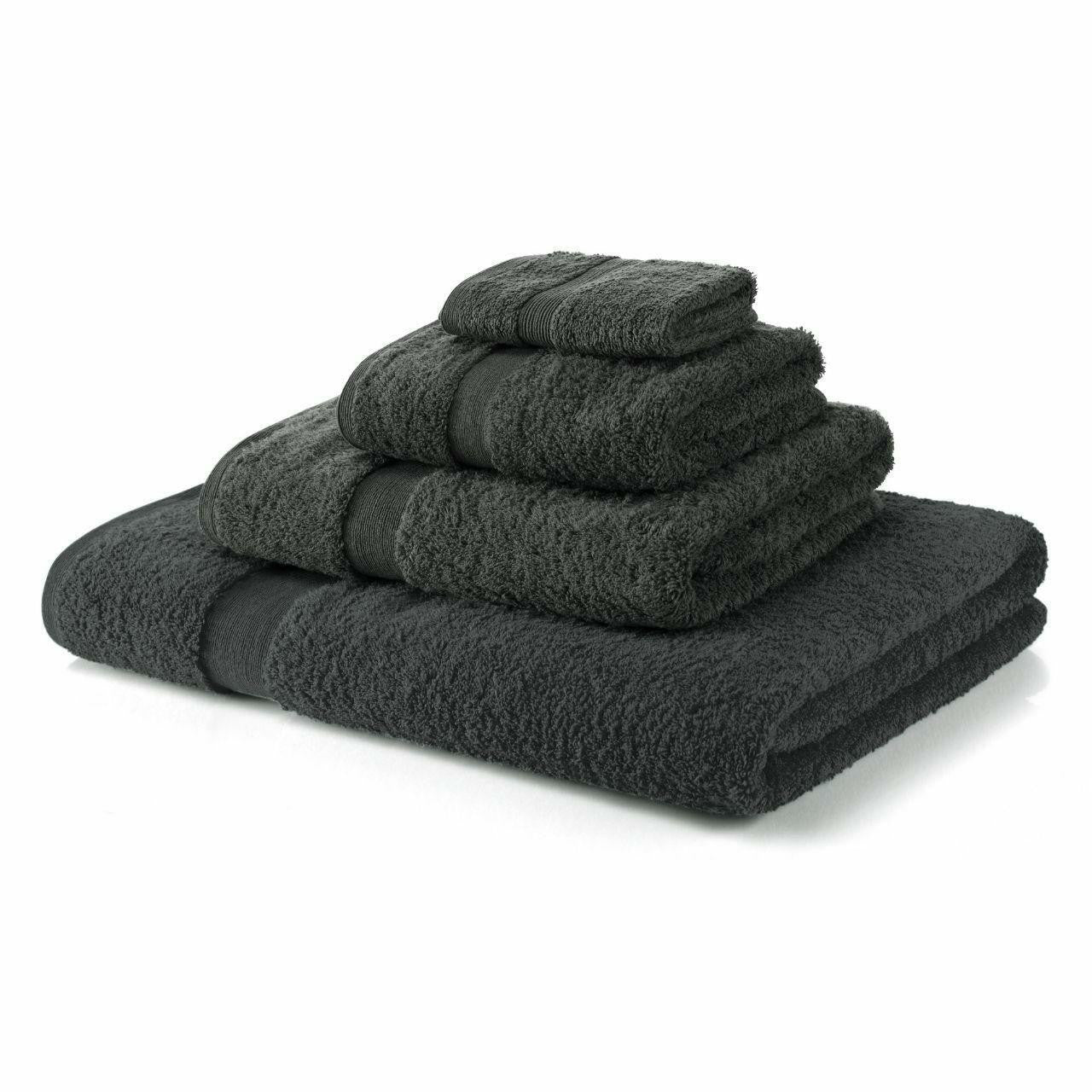 Super Soft 2 Hand Towels, 2 Bath Towels - 600GSM, 4 Piece Towels Bale Set