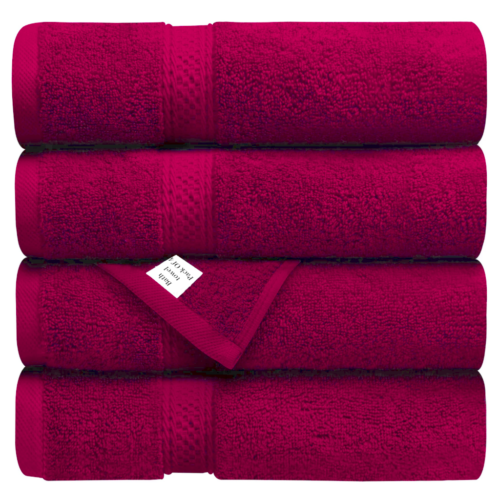 4x Extra Large Jumbo Budget Bath Sheets Luxury 100% Cotton Super Soft Big Bath Towels