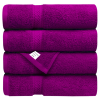 4x Extra Large Jumbo Budget Bath Sheets Luxury 100% Cotton Super Soft Big Bath Towels