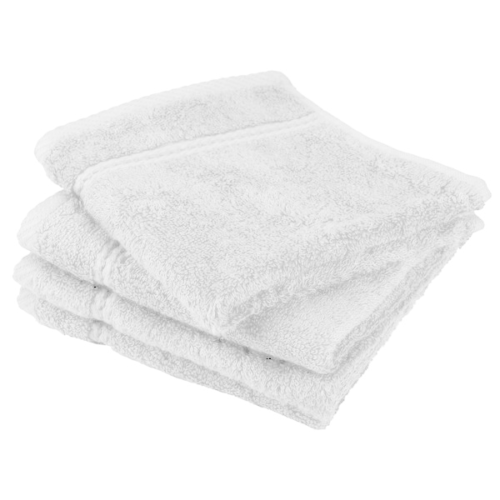 Pack of 4 Face Cloth 100% Egyptian Cotton Super Soft 4x Flannel Cloth