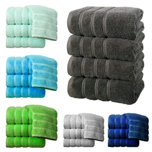 Pack of 4 Extra Large Jumbo Bath Sheets Towels 100% Egyptian Cotton 85 x 165 cm