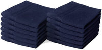 8 X Luxury Face Cloth Towel Set 100% Egyptian Cotton Soft Flannels Wash Cloths
